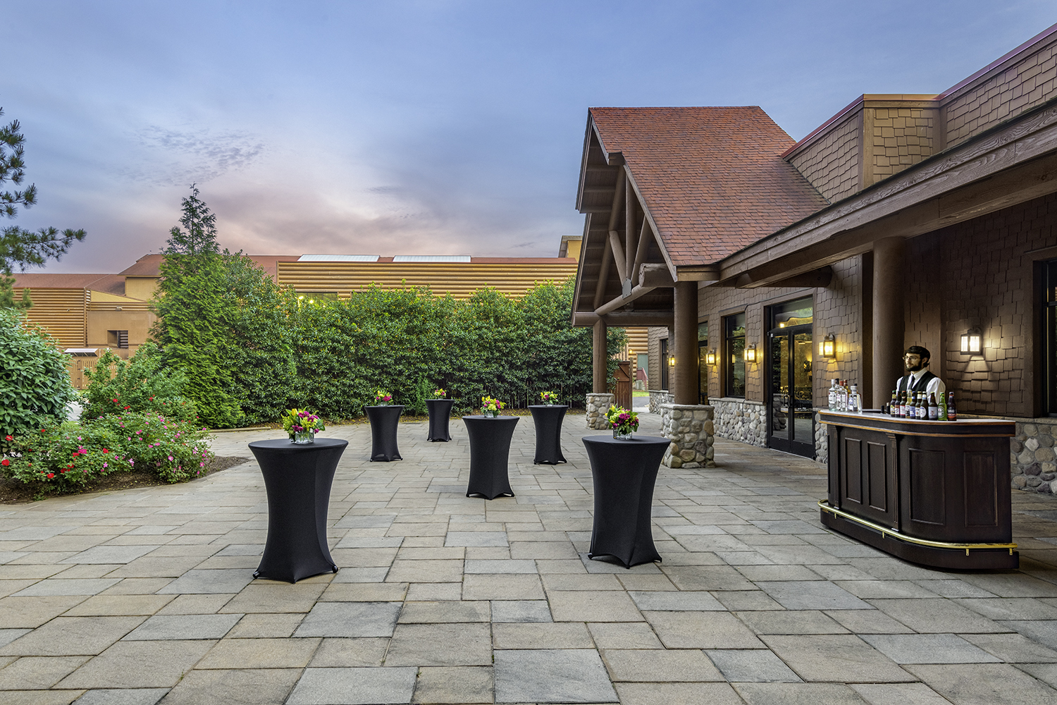 Terrace Reception Outdoor Area with Bar