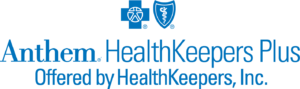 Blue Cross Blue Shield Anthem Healthkeepers Logo